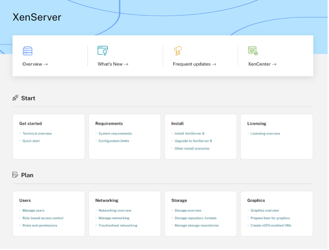 Xenserver documentation version